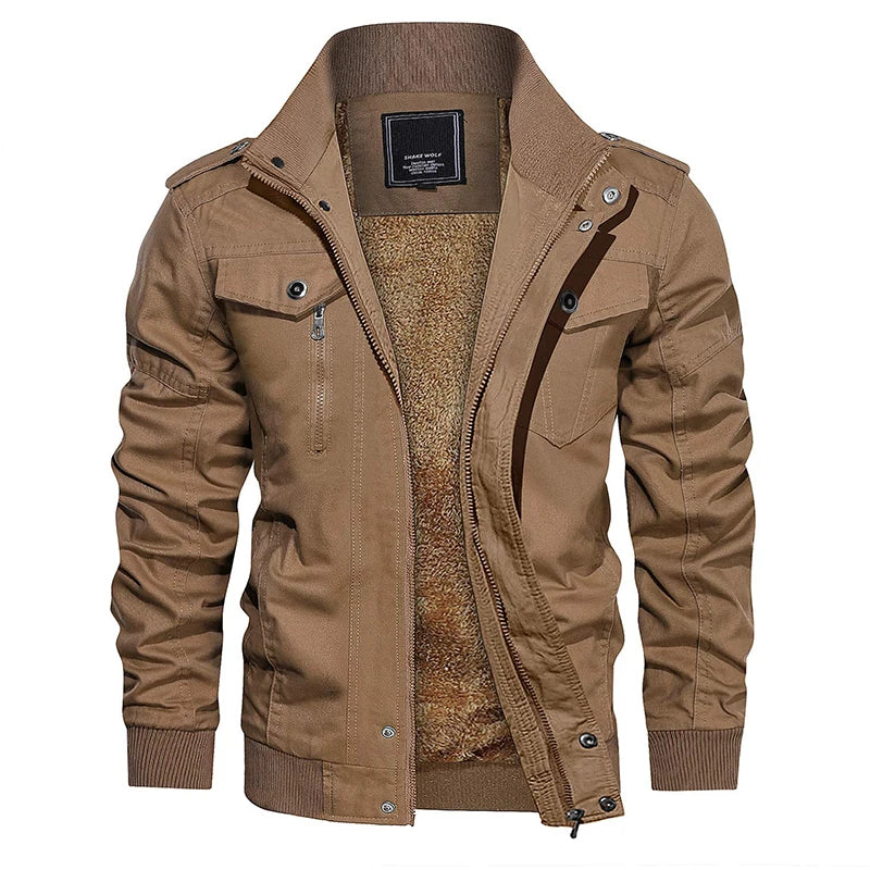 Warme Winter Bomberjas met Lange Mouwen – Milan