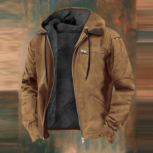 Moderne herenjas met elegante pasvorm en warmte – Silvano
