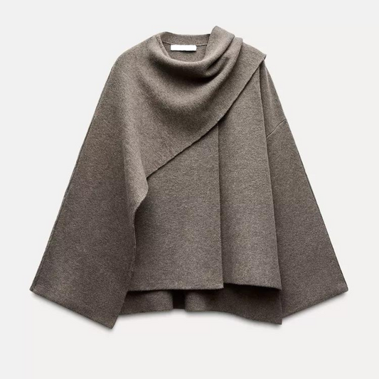Elegante Capejas voor Dames met Asymmetrische Snit – Nora