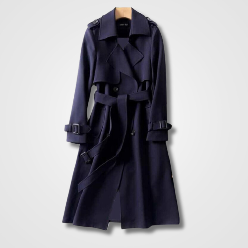 Tijdloze trenchcoat met waterafstotende stof – Emilia