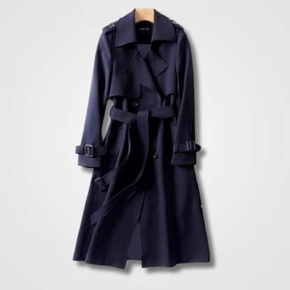 Tijdloze trenchcoat met waterafstotende stof – Emilia