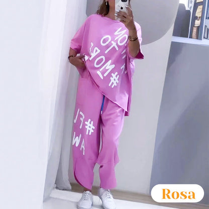 Comfortabele en stijlvolle dameskleding set voor elke dag – Tess