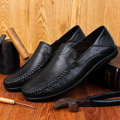 Heren Echte Leren Lichte Loafers - Zache