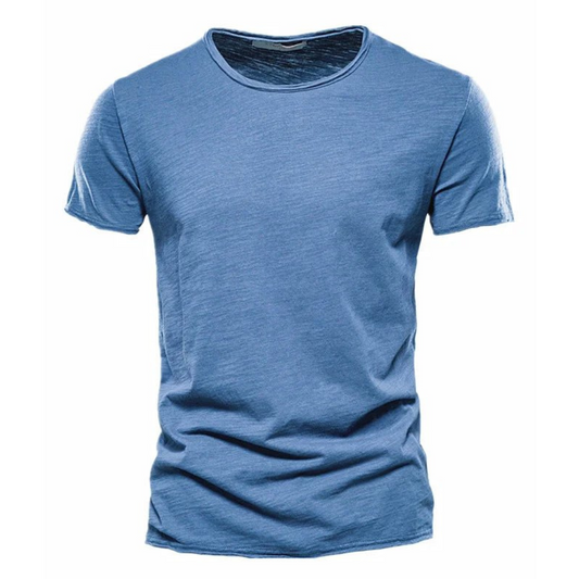 Basic heren T-shirt katoen tijdloos comfortabel fit – Dravero