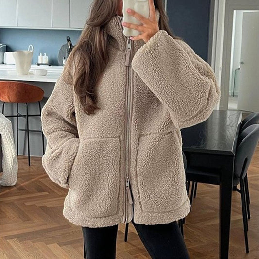 Trendy Fleece Jas Voor Koude Dagen – Sofia