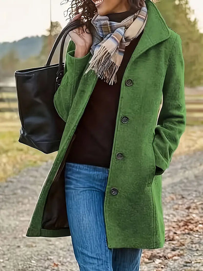 Elegante dames winterjas met capuchon – Sophia