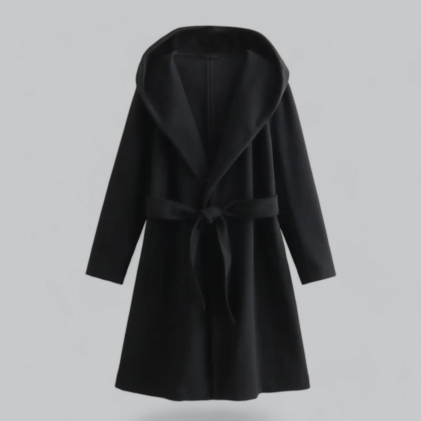 Casual trenchcoat met capuchon en ceintuur voor dames – Marit