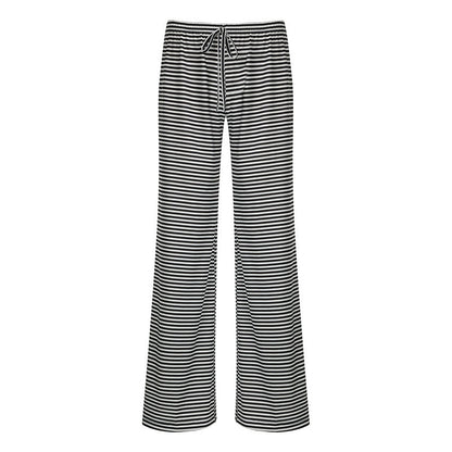 Elastische Lage Taille Damesbroek met Lange Pijpen – Arvika
