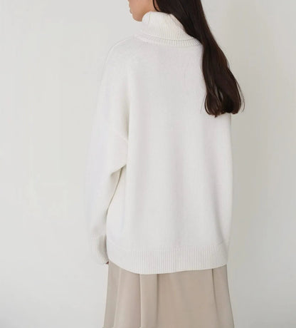 Warme wol coltrui met elegante pasvorm – Mila