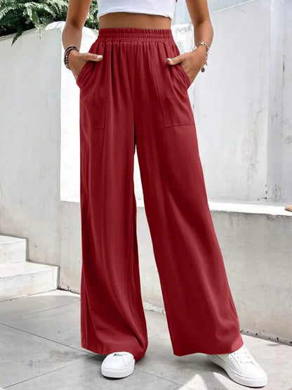 Stijlvolle wijde broek met elegante pasvorm – Sophie