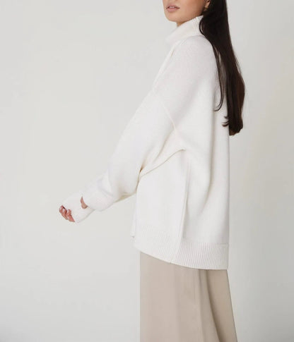 Warme wol coltrui met elegante pasvorm – Mila