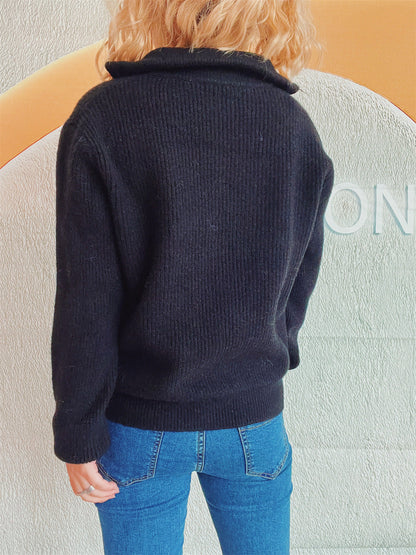 Comfortabele dames cardigan met rits – Julia
