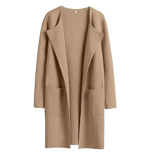 Lang warm damesvest voor stijl en comfort – Olivia