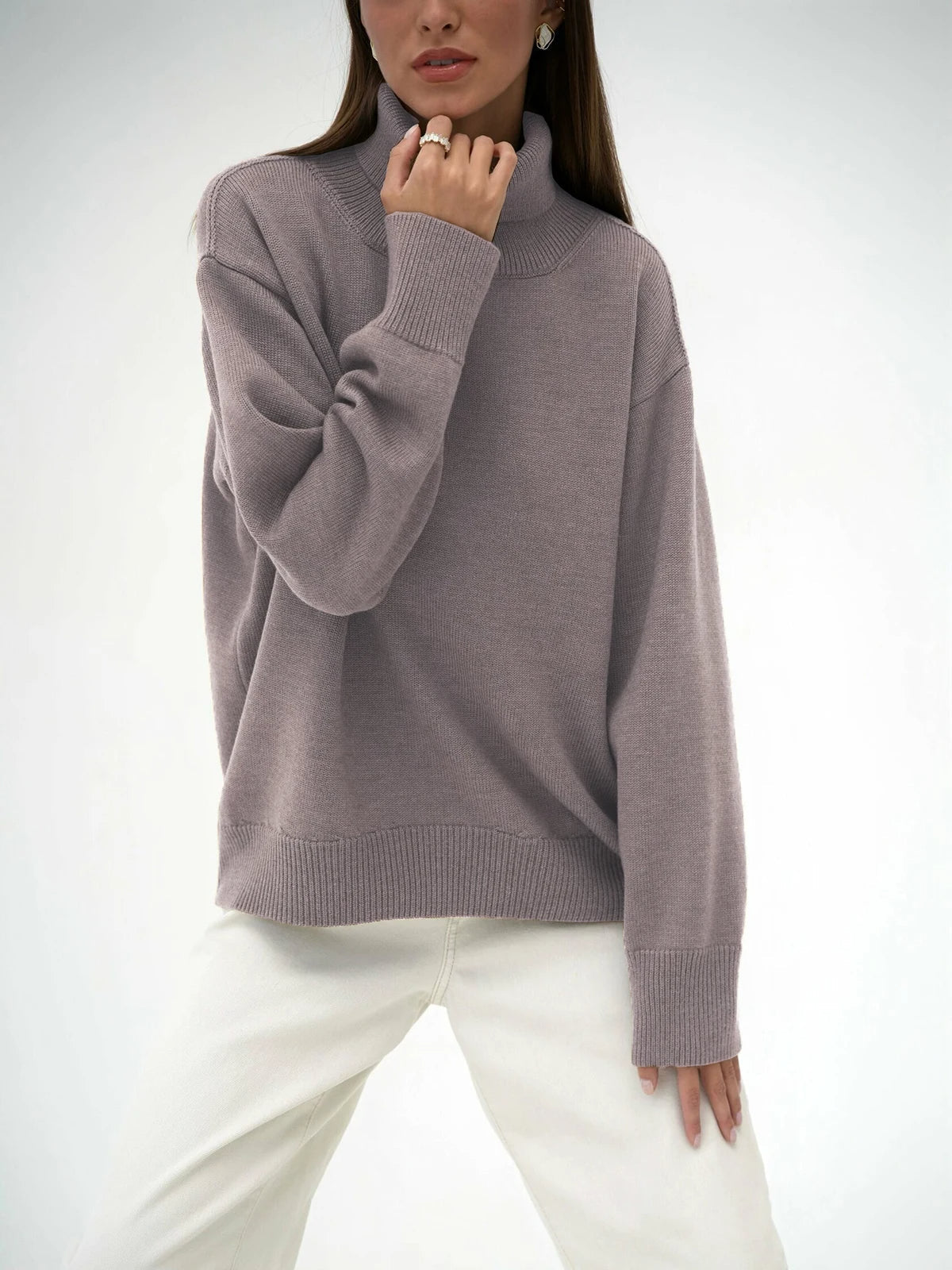 Warme wol coltrui met elegante pasvorm – Mila