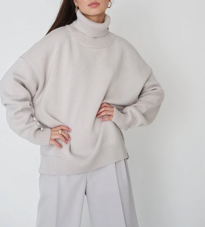 Warme wol coltrui met elegante pasvorm – Mila