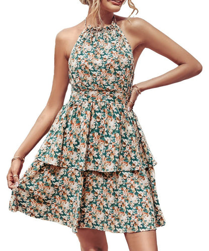 Zomerjurk Met Halter Rugloos Ontwerp - Sophie