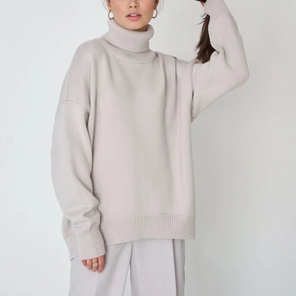 Warme wol coltrui met elegante pasvorm – Mila