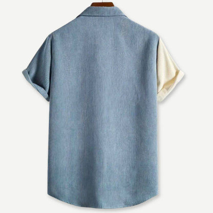 Heren T-shirt met Twee-Tonen Ribbeltextuur en Comfortabele Pasvorm – Daan