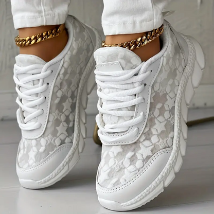 Trendy en comfortabele sneakers met design – Sophie