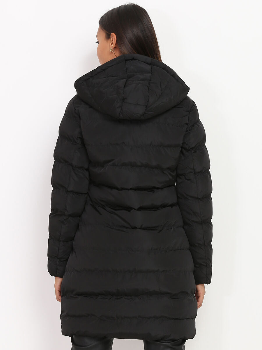 Warme winterjas met capuchon voor dames – Lisa