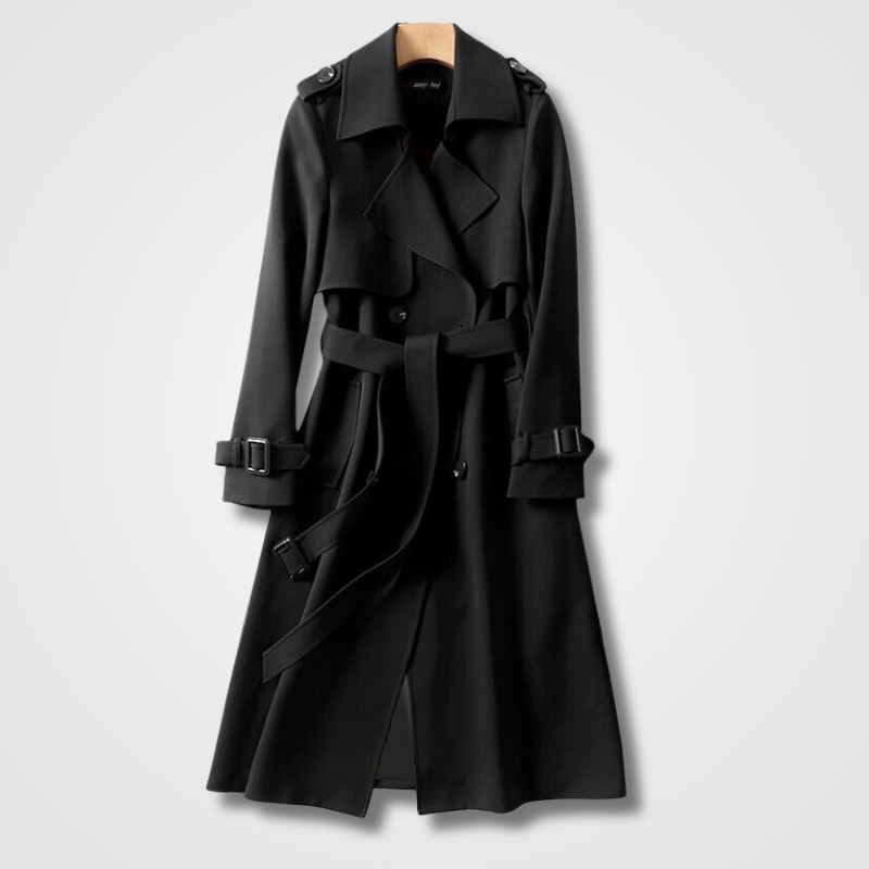 Tijdloze trenchcoat met waterafstotende stof – Emilia
