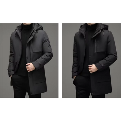 Winterjas Heren met Capuchon en Ritszakken – Thomas