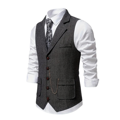 Elegant lapel vest voor heren – Callan