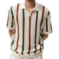 Golf Polo Heren Vintage Gestreept voor Zomer – Luuk