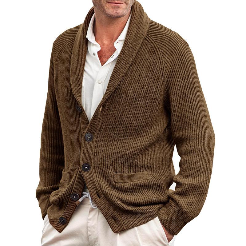 Gebreid herenvest voor herfst en winter – Lars