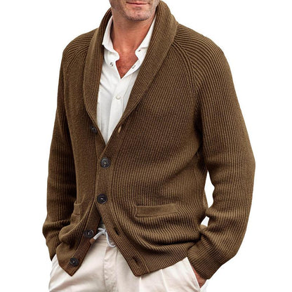 Gebreid herenvest voor herfst en winter – Lars