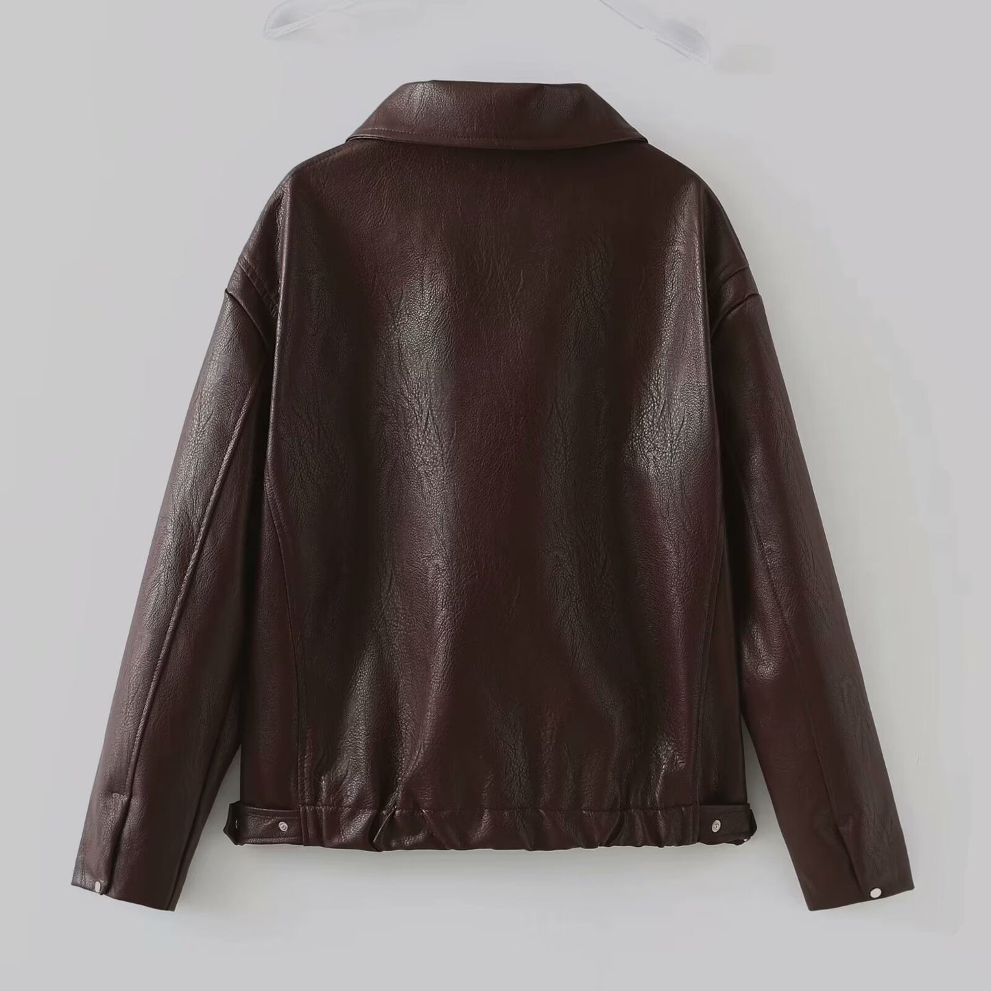 Leren Jas Met Zipper Voor Dames - Emily