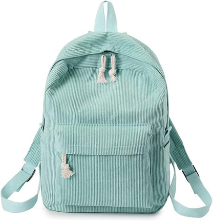 Corduroy rugzak met laptopvak voor dames – Selvina