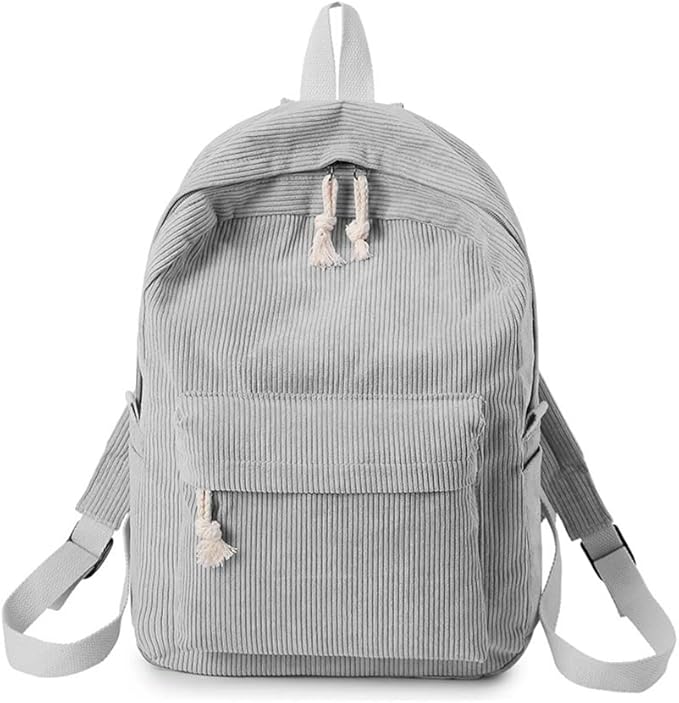 Corduroy rugzak met laptopvak voor dames – Selvina