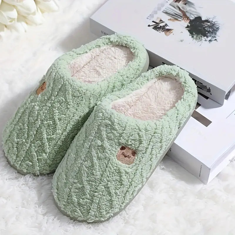 Zachte pluche damespantoffels voor ultiem comfort – Zara