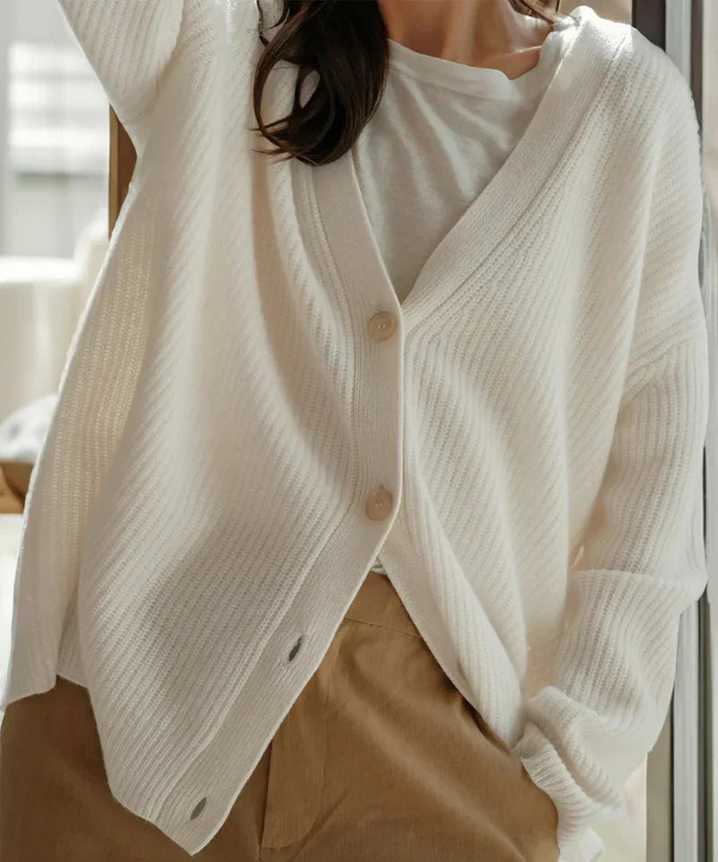 Luxe kasjmier vest voor dames – Isabella