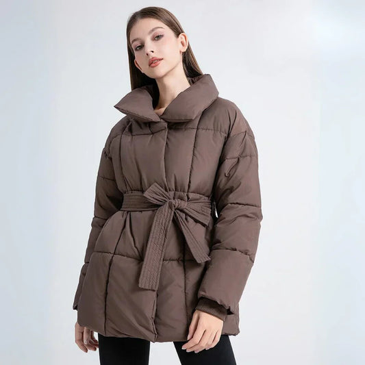Waterdichte Winterjas voor Dames met Taillevorm – Elvira