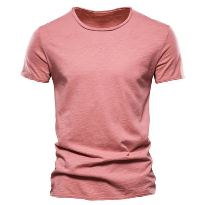 Basic heren T-shirt katoen tijdloos comfortabel fit – Dravero
