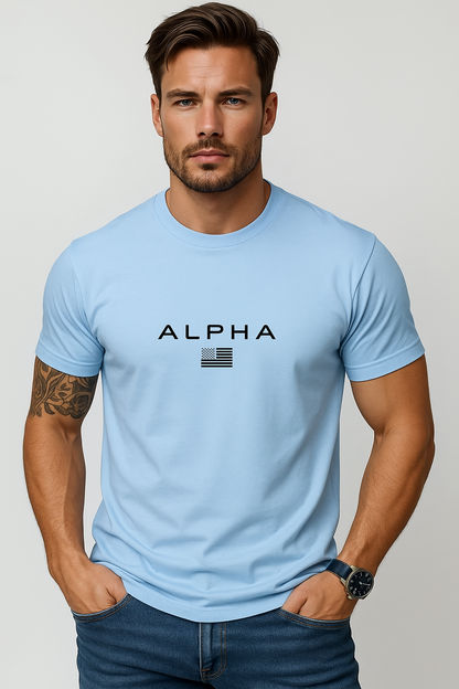 Casual katoenen T-shirt met ronde hals voor heren – Simon