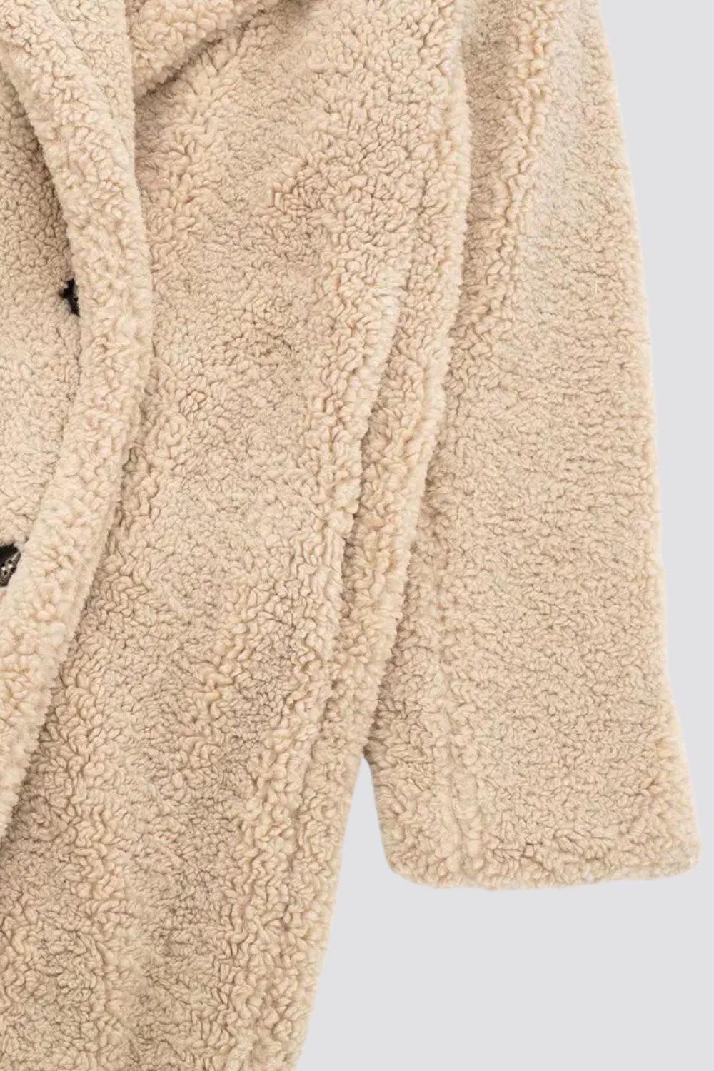 Lange Teddyjas voor Dames met Faux Fur Look – Solenne