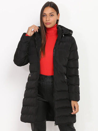 Warme winterjas met capuchon voor dames – Lisa