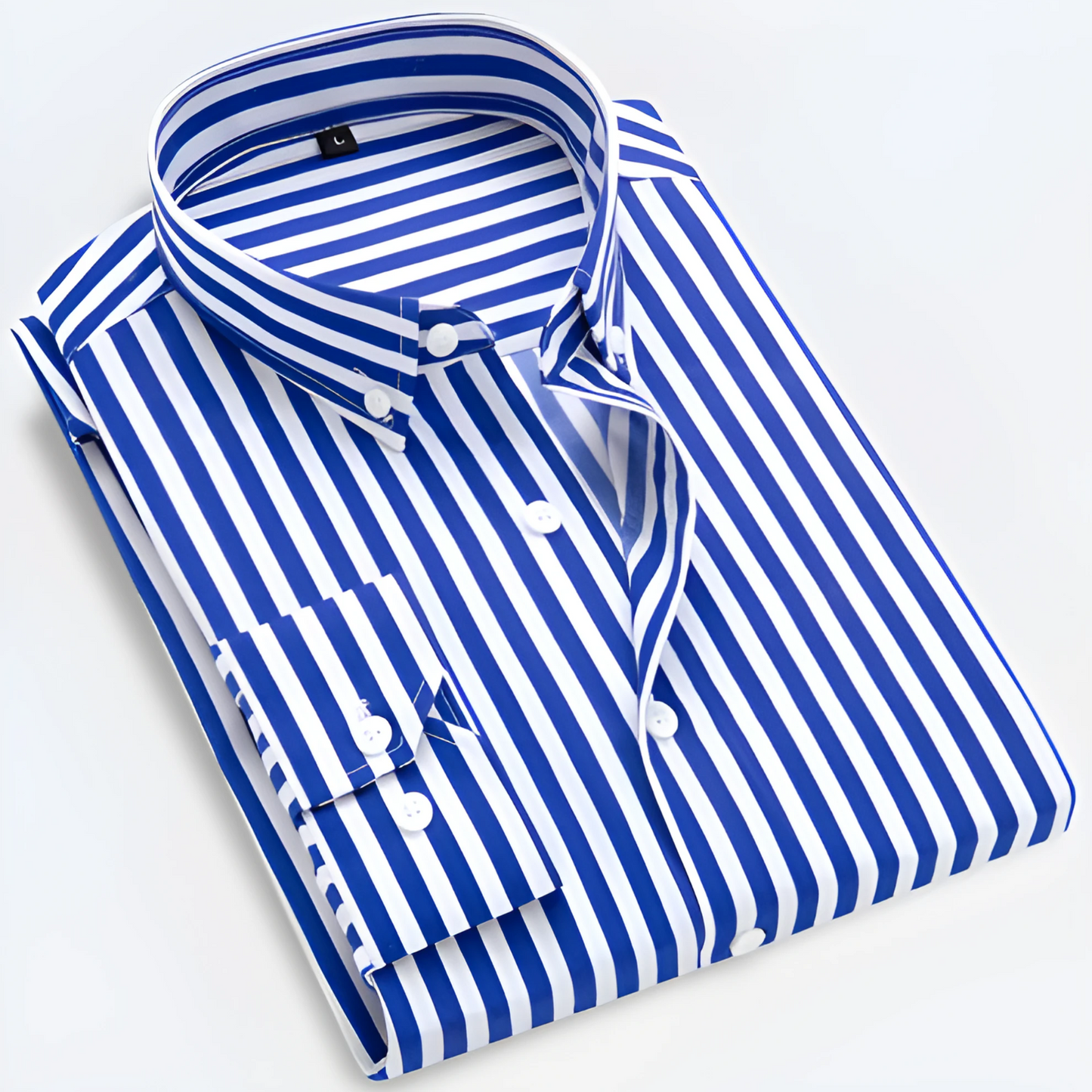 Heren Overhemd Gestreept Lange Mouw Casual Kleding – Daan