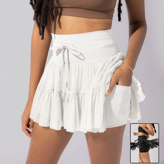 Hoge Taille Minirok Met Veiligheidsshorts - Sophie