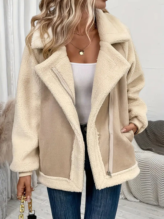 Thermische dames winterjas met ritssluiting – Olivia