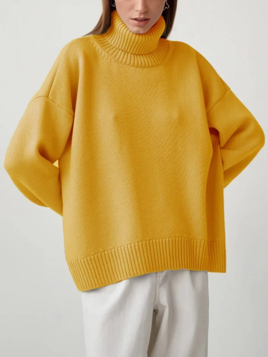 Warme wol coltrui met elegante pasvorm – Mila