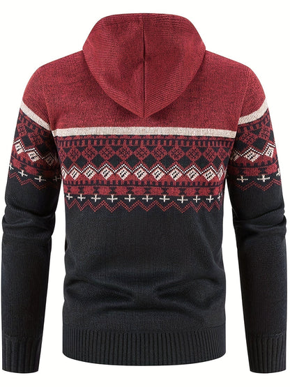 Comfortabel vest met capuchon voor heren – Samuel