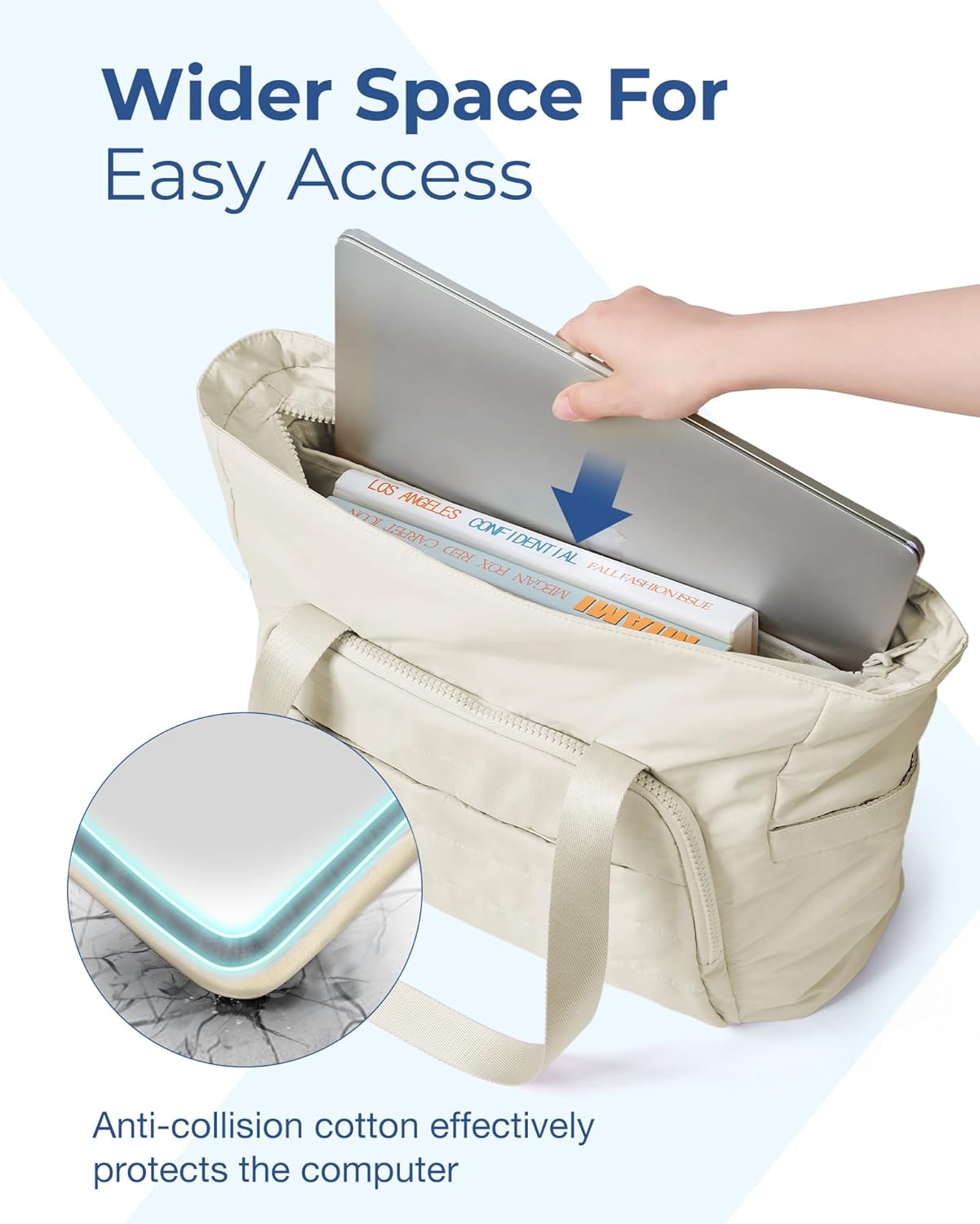 Lichte multifunctionele laptoptas voor dames – Zorya