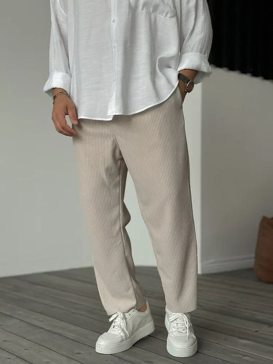 Heren broek lichtgewicht ademend elegant comfort – Solvaro