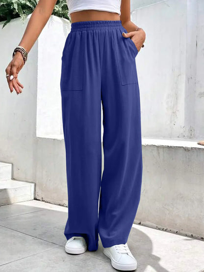 Stijlvolle wijde broek met elegante pasvorm – Sophie