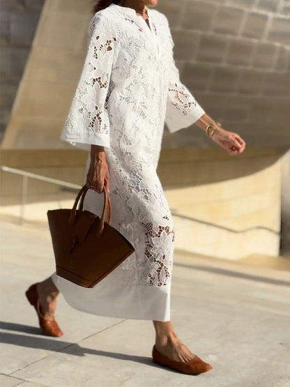 Dames Kanten Jurk Elegant Comfort Zomerstijl – Amélie