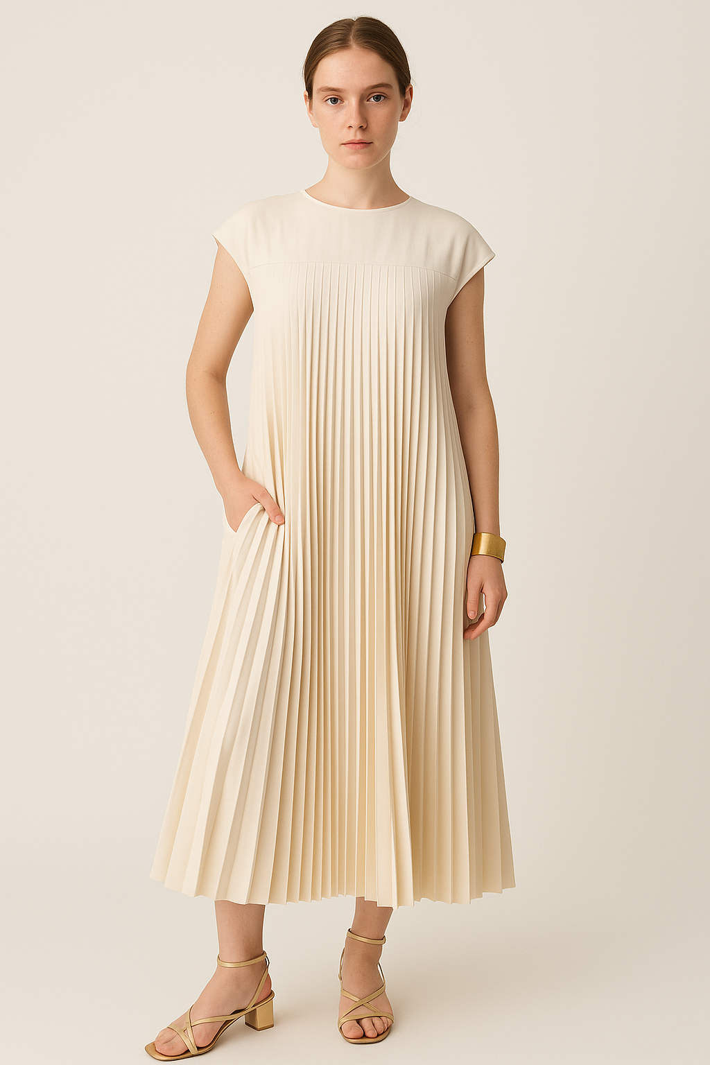 Elegante Lange Jurk voor een Tijdloze Stijl – Sylvie